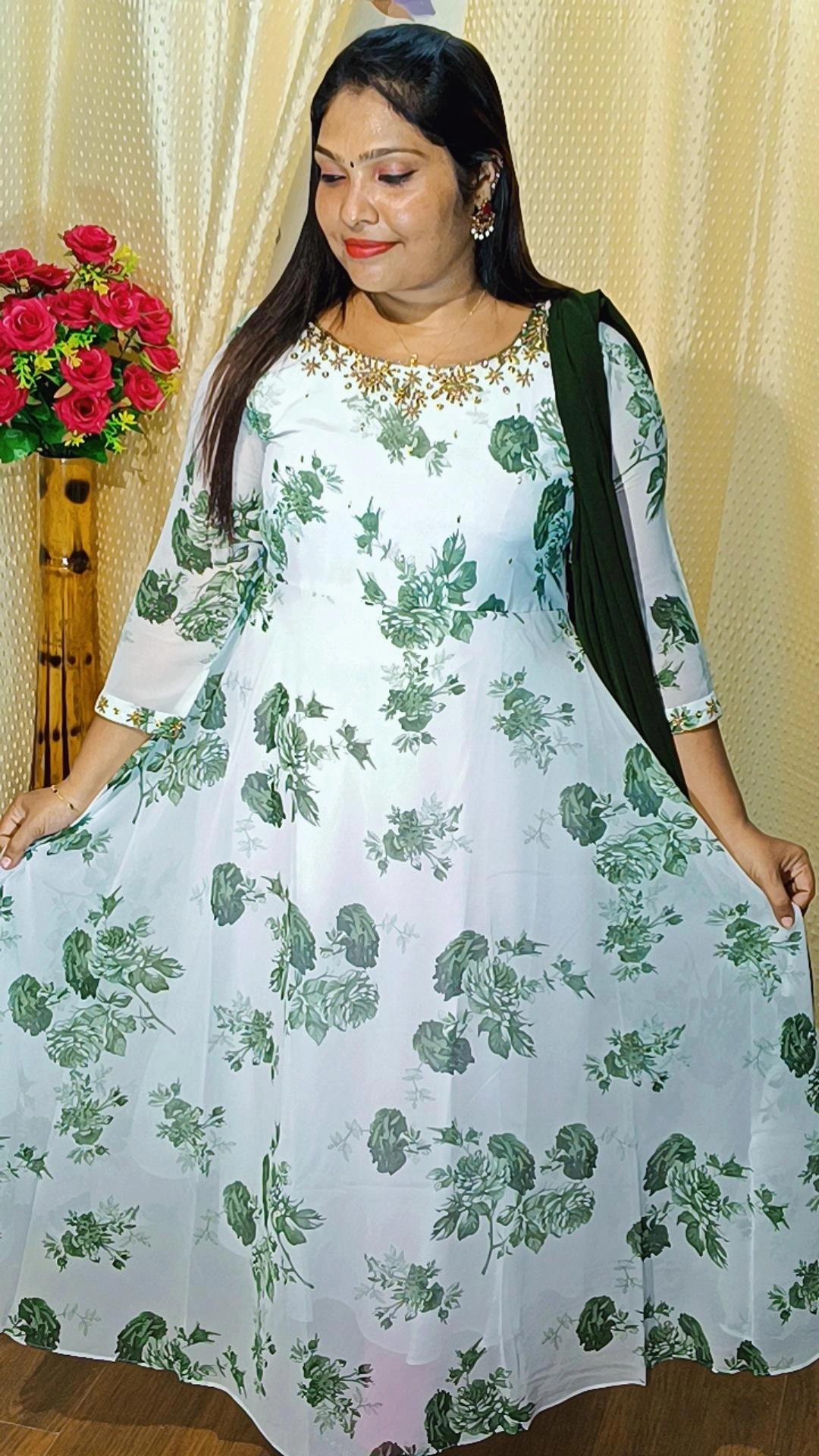 TOP DHUPATTA, GEORGETTE