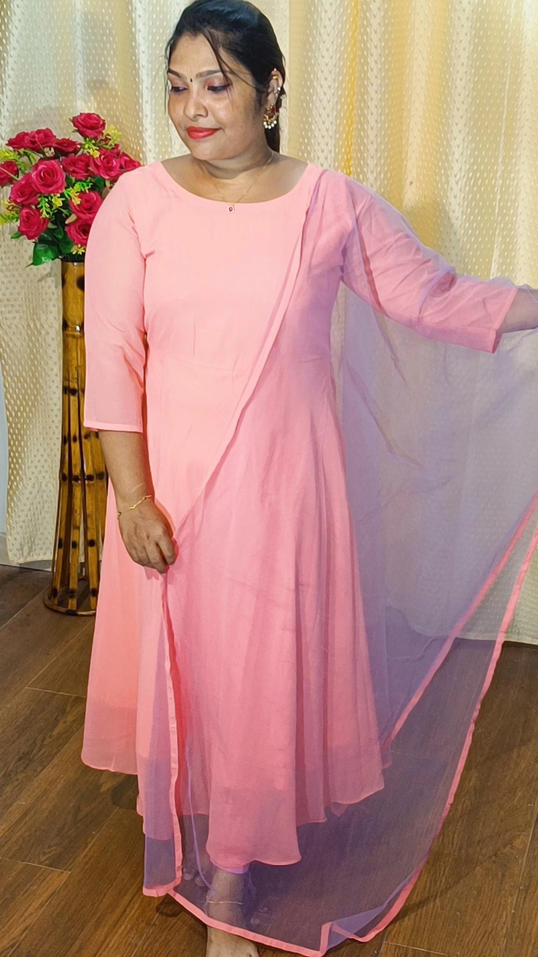 TOP DHUPATTA, GEORGETTE