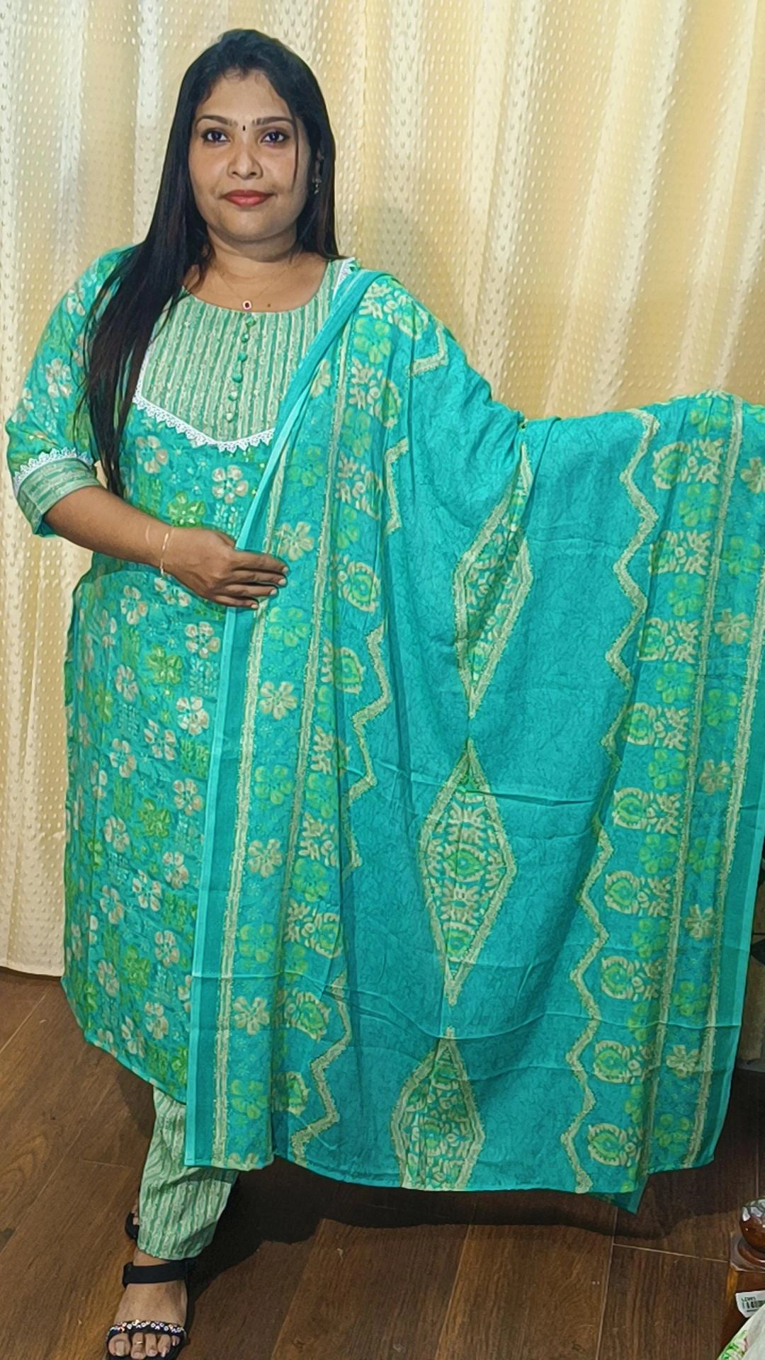 COTTON TOP BOTTOM DHUPATTA