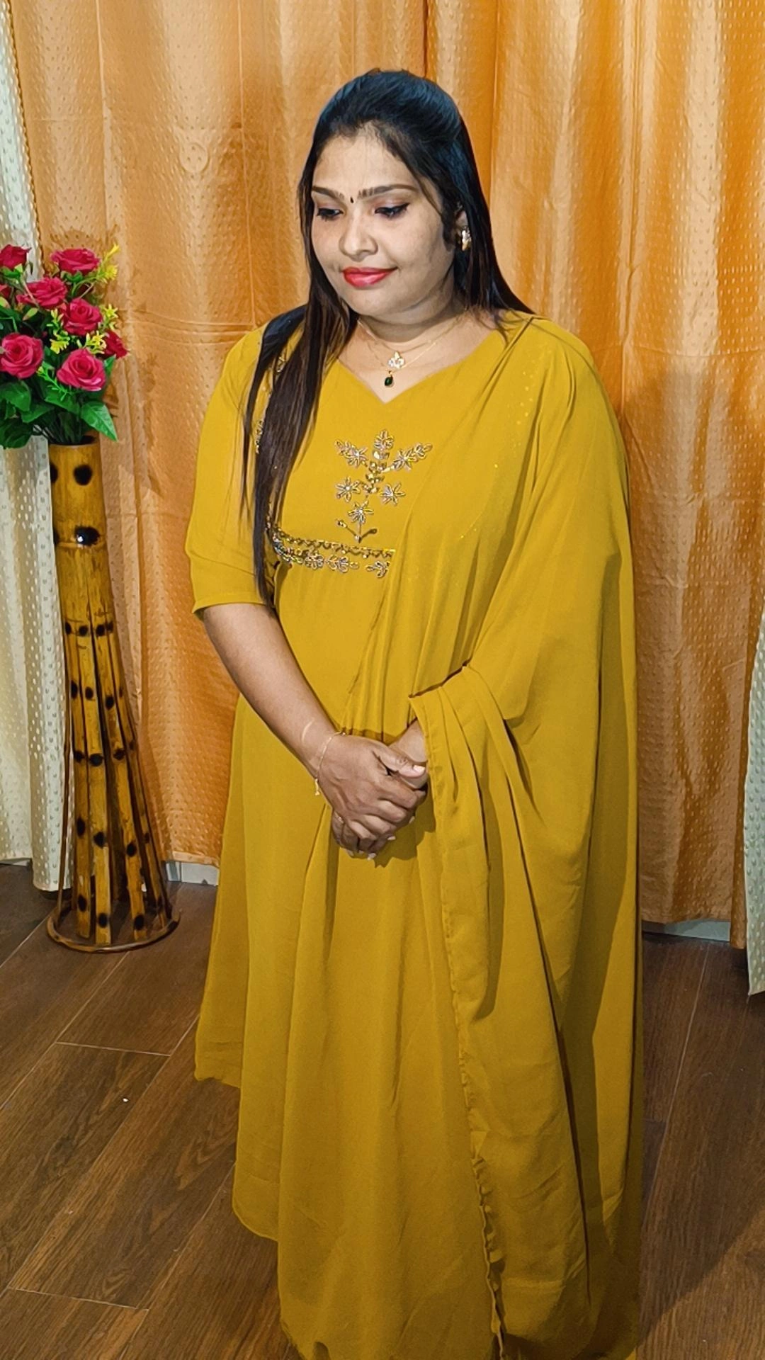 GEORGETTE TOP DHUPATTA