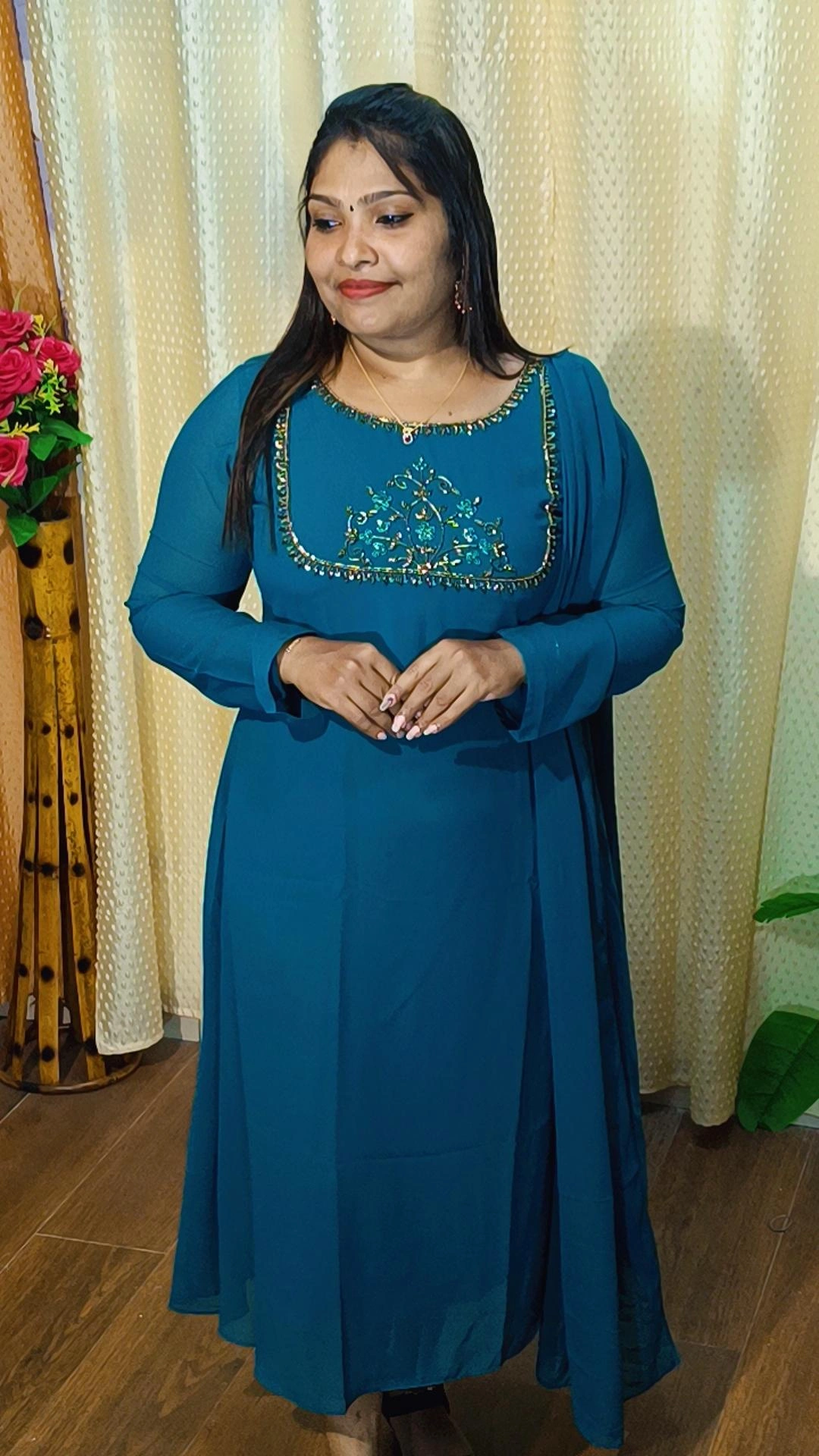 HEAVY PARTY WEAR TOP DHUPATTA