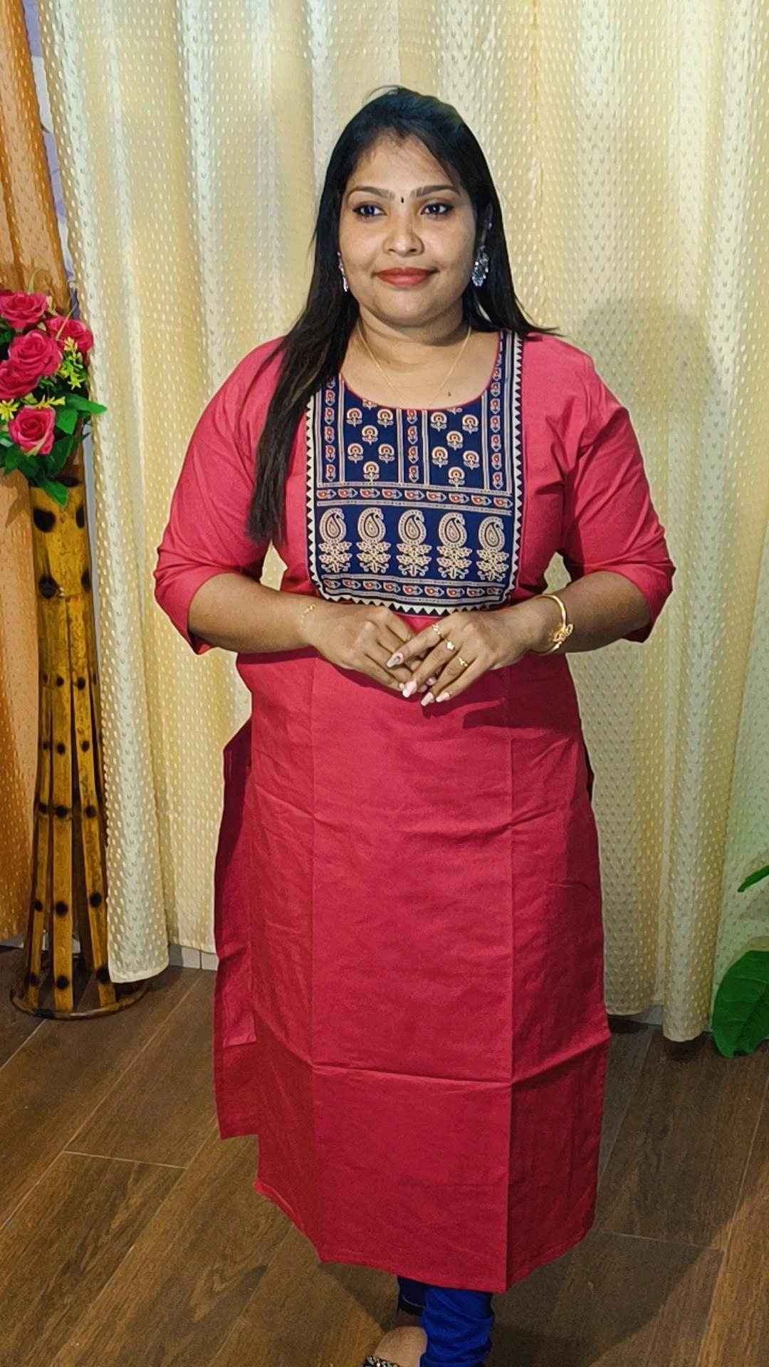 COTTON SLITED WITH POCKET