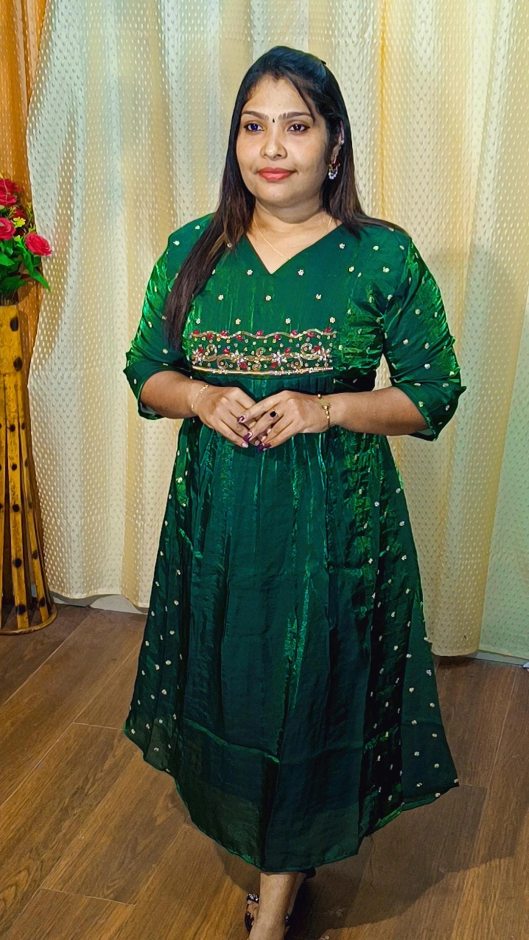 VELVET ORGANZA PARTY WEAR ALINE