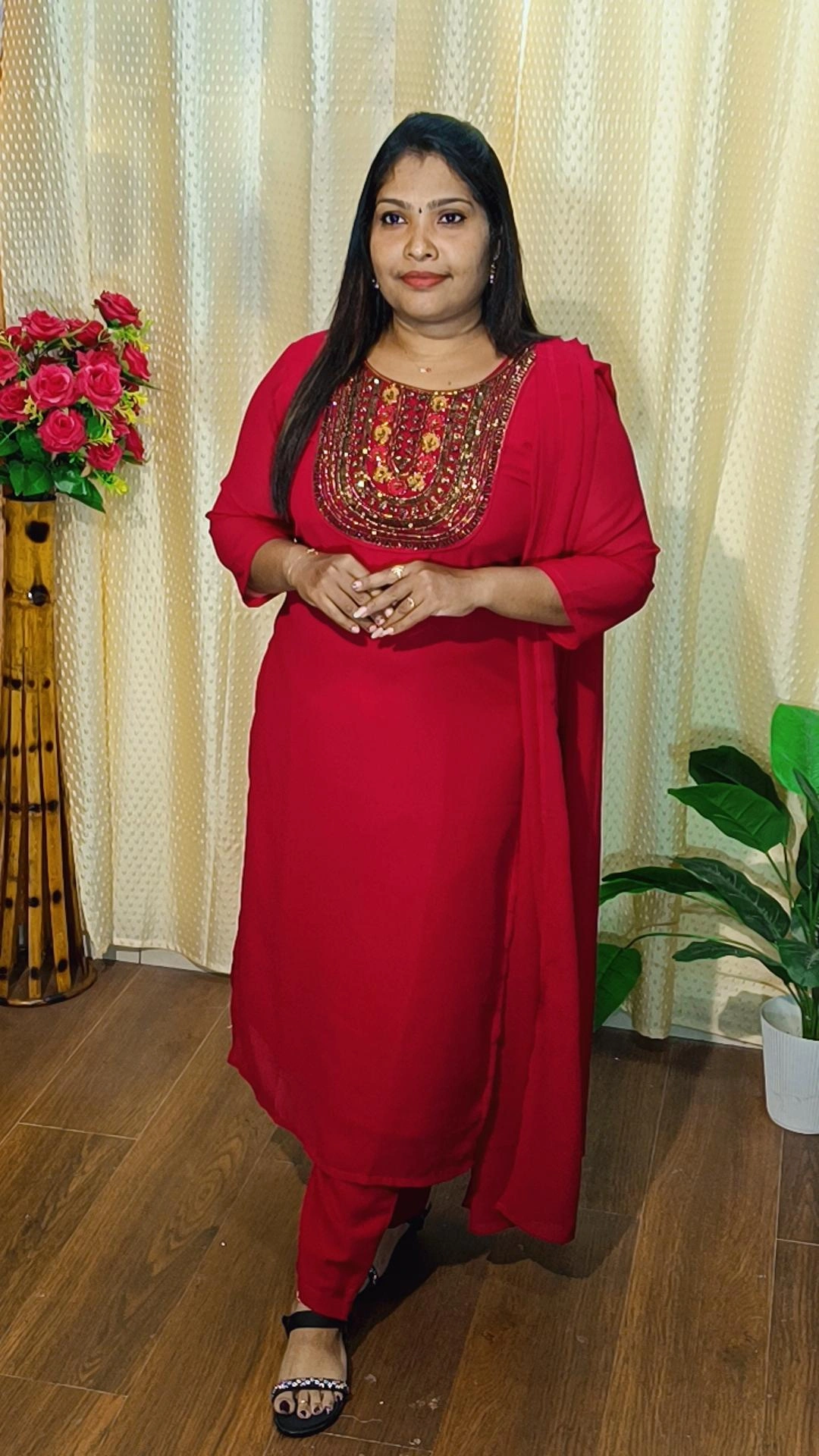 HEAVY HAND WORK TOP DHUPATTA